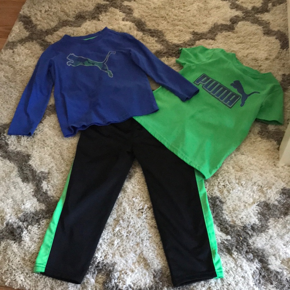 3 piece boys puma outfit